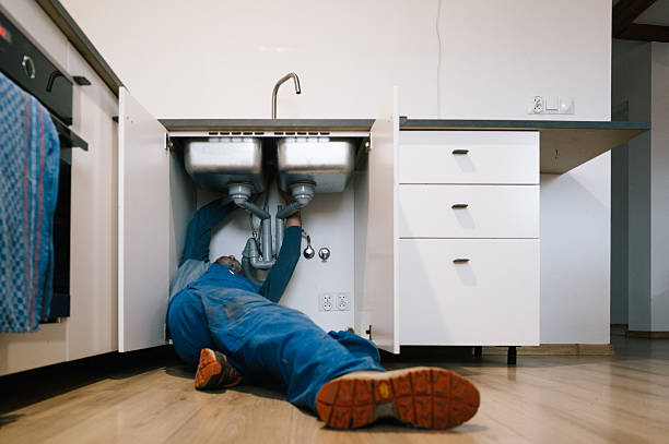Professional Drain Cleaning technician working in Shermans Dale, PA